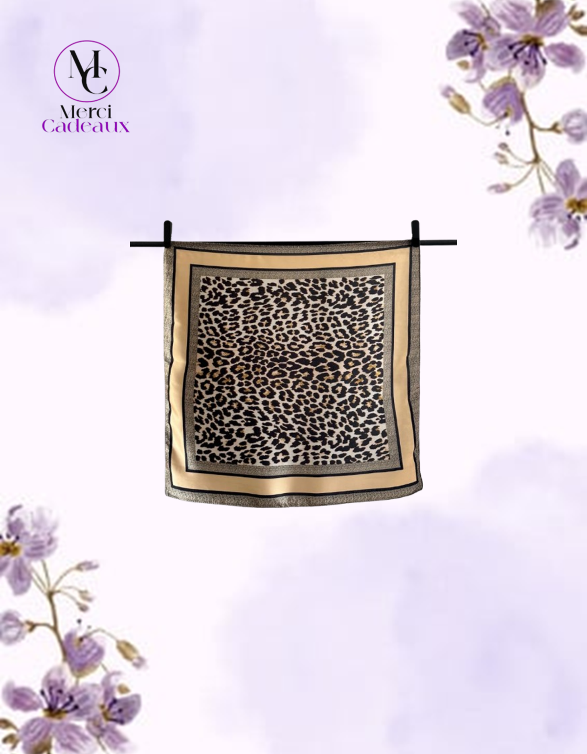 Pañuelo de Seda Animal Print