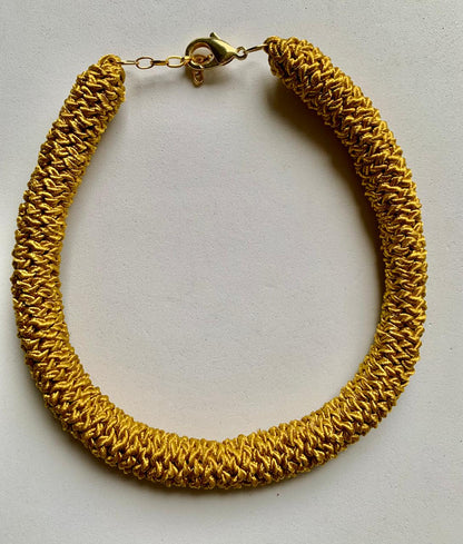 Collar Cordón Tejido