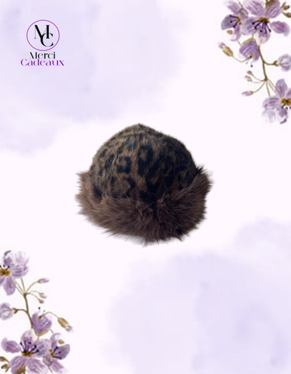Gorro peludo, suave y cálido de estilo coreano