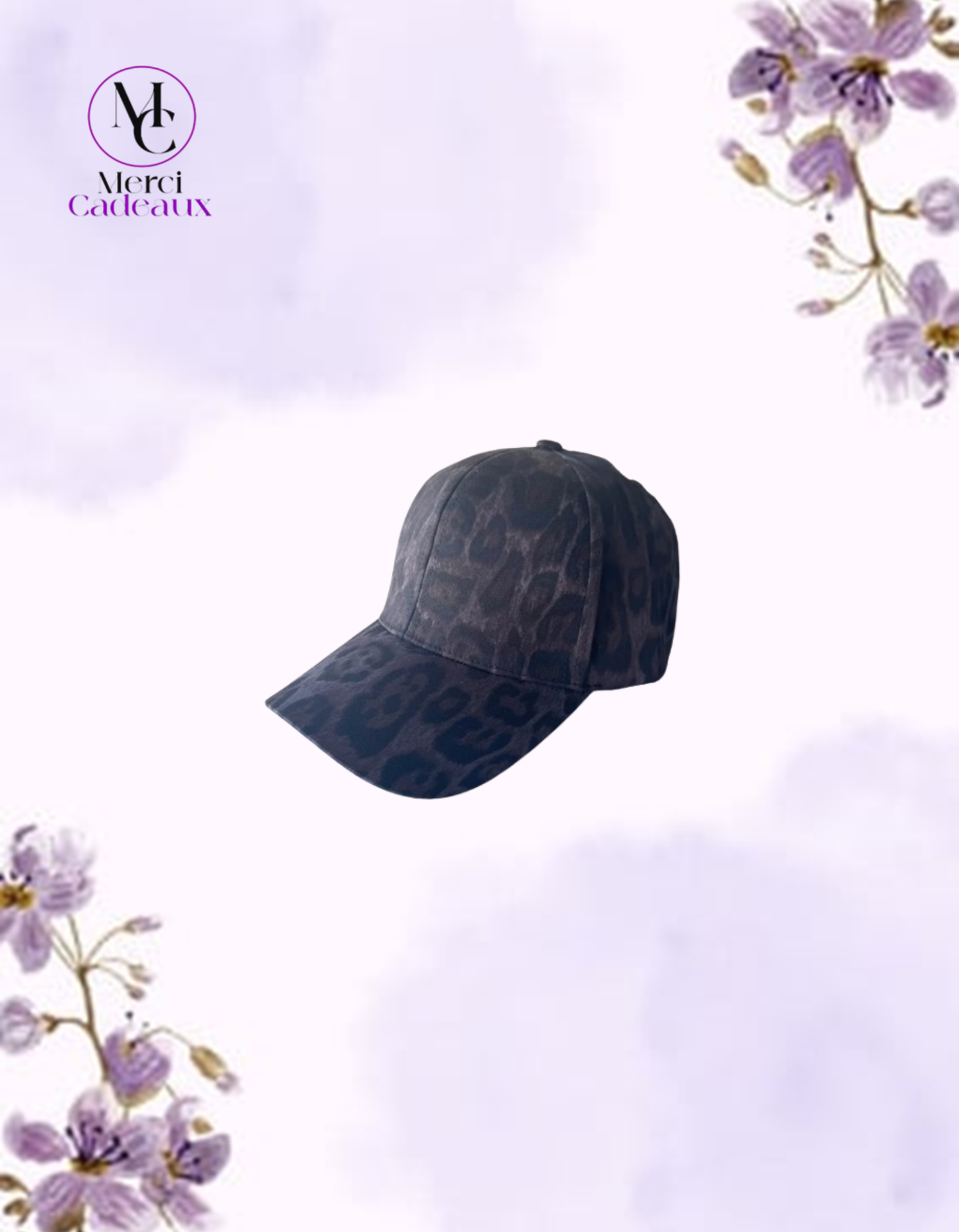 Gorra de béisbol retro Animal Print muy suave y ajustable