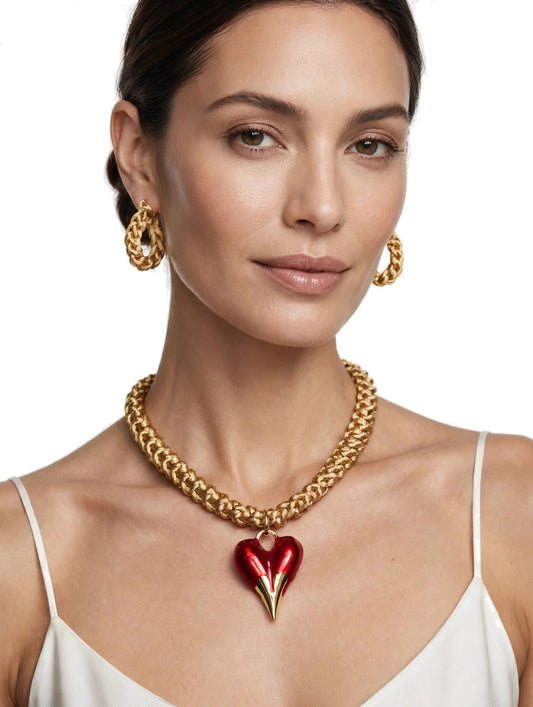 Conjunto Tejido Dorado