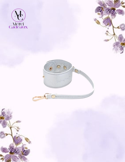 Colgador de accesorios para carteras plateado