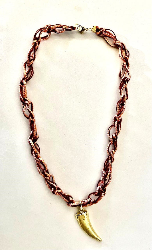 Collar Tejido Multicolor