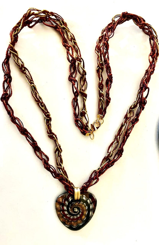 Collar Tejido Multicolor