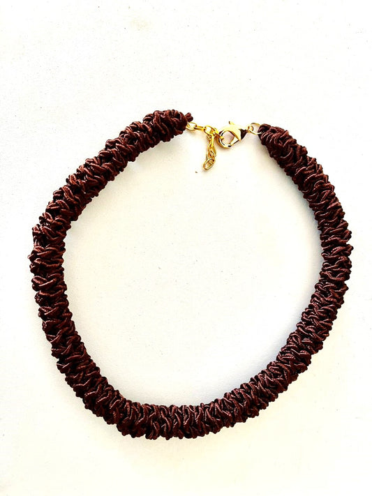 Collar Cordón Tejido