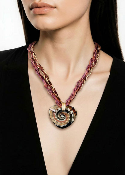 Collar Tejido Multicolor