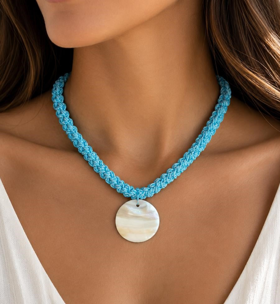 Collar Tejido Calipso