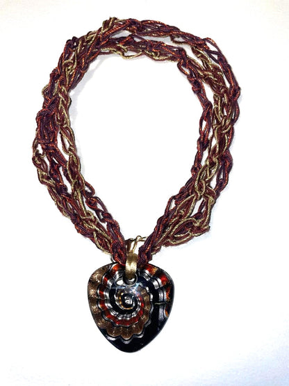 Collar Tejido Multicolor