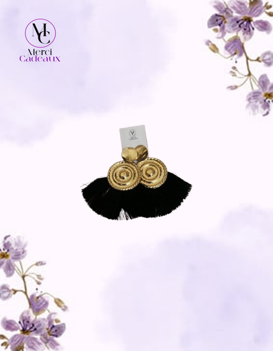 Pendientes de Flecos Azules o Negros
