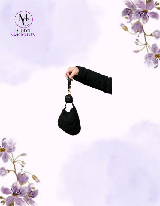Colgador de accesorios para carteras negro