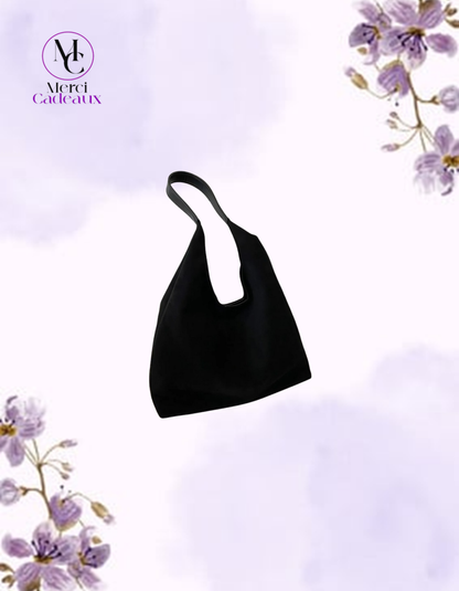 Bolso de hombro vintage de gamuza de gran capacidad y textura muy suave