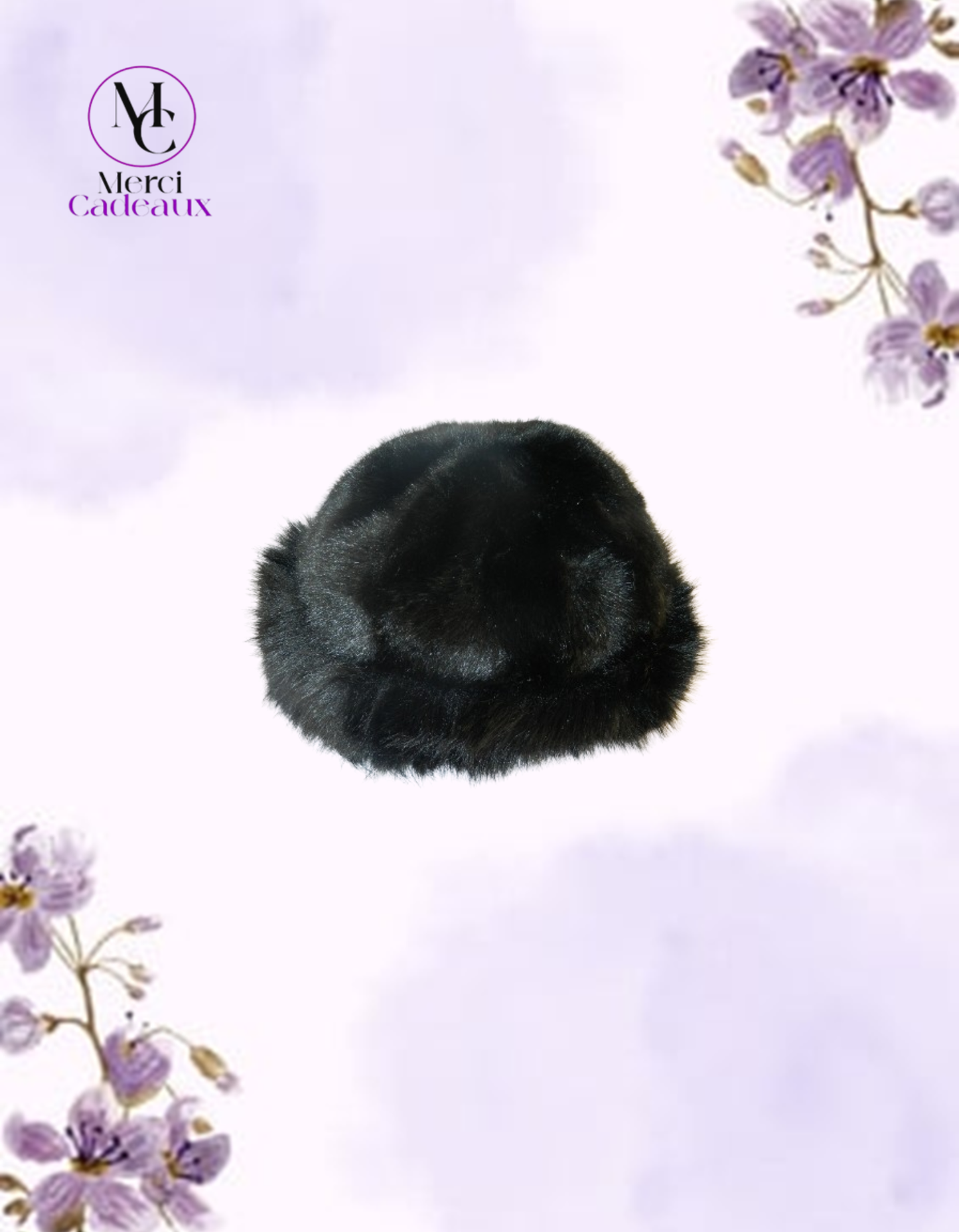 Gorro peludo, suave y cálido de estilo coreano