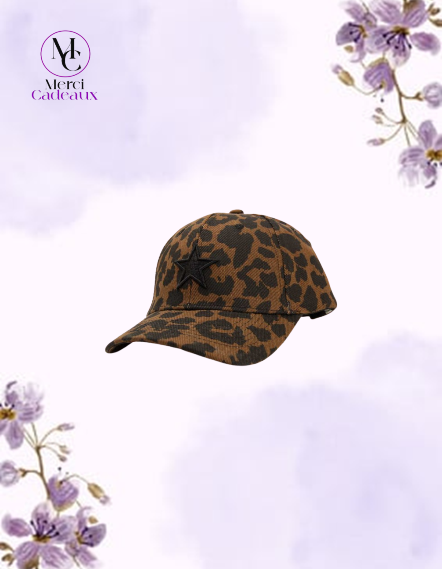 Gorra de béisbol Retro Animal Print con Textura y Ajustable