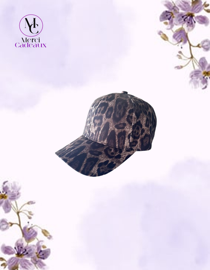 Gorra de béisbol retro Animal Print muy suave y ajustable